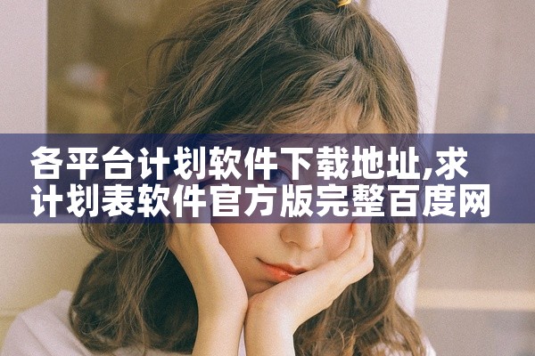 各平台计划软件下载地址